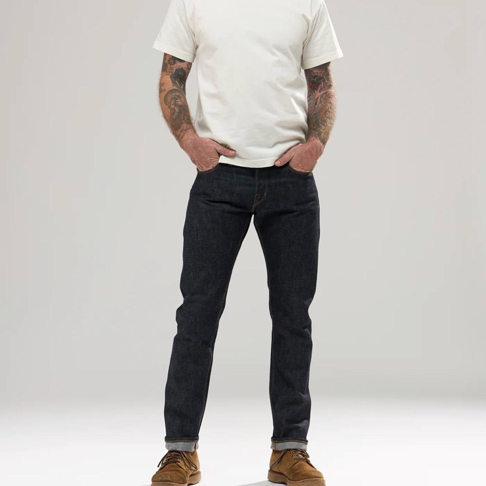 Shockoe Atelier Slim Kojima Men’s Indigo Denim Jeans